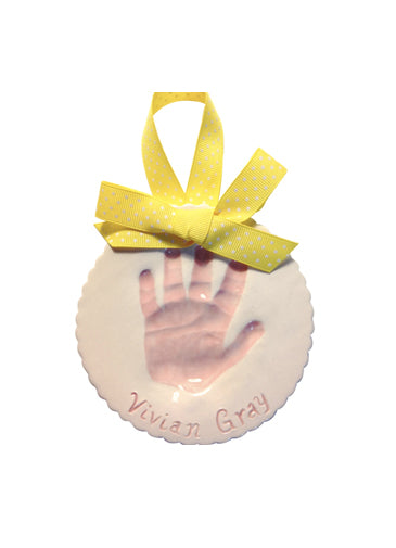 Sibling Custom Clay 3D Handprints Keepsake – Memories In Clay