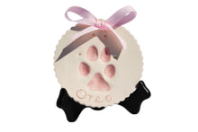 Load image into Gallery viewer, Dog Paw Print Clay Keepsake - Memories In Clay
